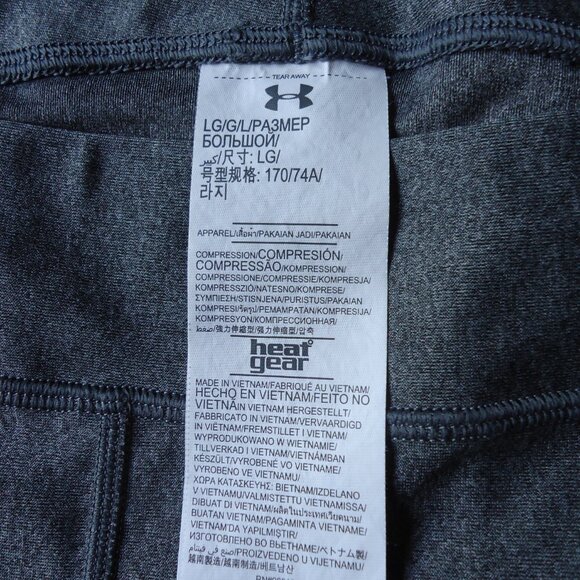 2 Under Armour Heat Gear Athletic Compression Pants L Bundle of 2 - Picture 11 of 12